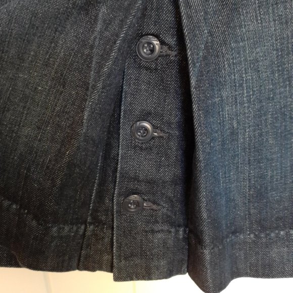 CoH Onasis 357 Knee Length Denim Skirt with Front Pleat Size 26 - Picture 8 of 15